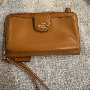 Coach Leather Wallet/Wristlet